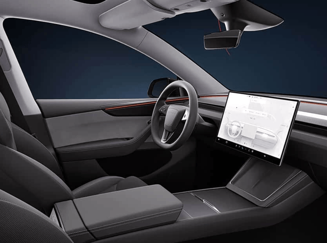 廉價版特斯拉Model Y內(nèi)飾曝光!有望11月上市,預(yù)估降價3.5萬